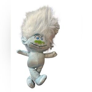 Plush Troll Doll with White Hair